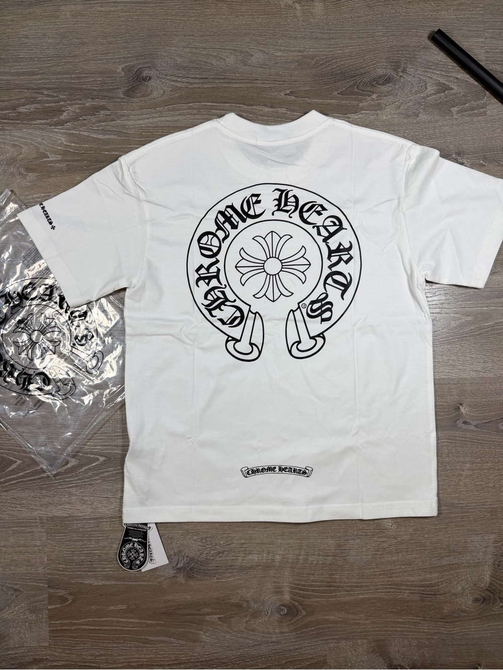 Chrome Hearts Comme des Garcons White Tee S